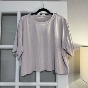lululemon loose fit cropped tee